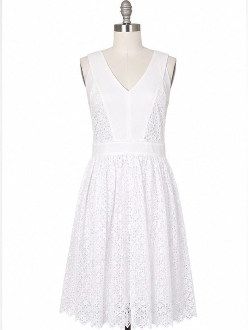 Anthropologie Leifsdottir Eyelet Dress Size 2